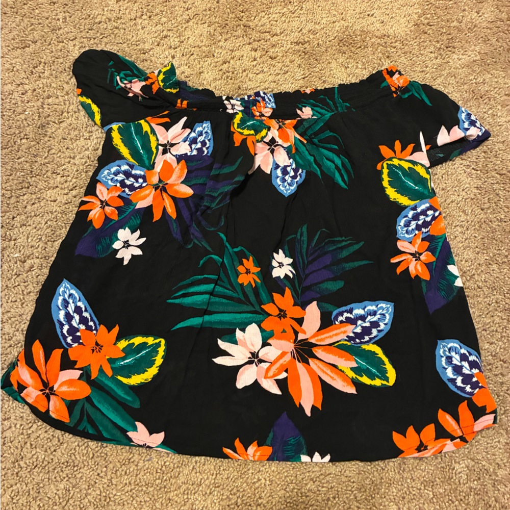 Old Navy Vibrant Floral Top